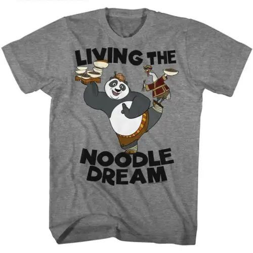 

Kung Fu Panda Living The Noodle Dream Adult T Shirt Kids MovieNEW ARRIVAL tees causal summer t shirt cheap wholesale