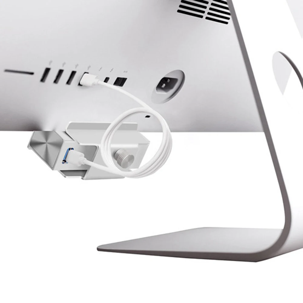 4 порта USB 3,0 клеммы для проводов-хаб на зажиме Алюминий 5 Гбит/с ...
