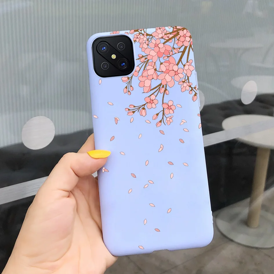 For OPPO Reno 4Z 5G Reno4Z CPH2065 Case Phone Cover Flower Cartoon Protective Bumper Funda Soft Coque For OPPO Reno4 Z A92s Etui