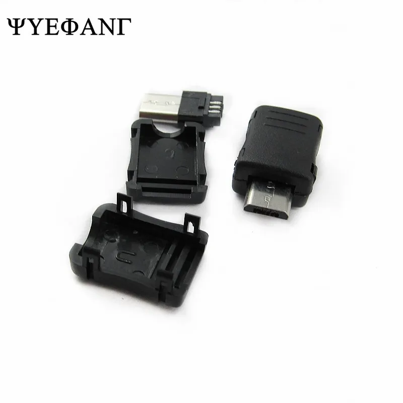 10 наборов DIY 3 в 1 Micro 5P USB штекер сварные разъемы типа провода|Соединители| |