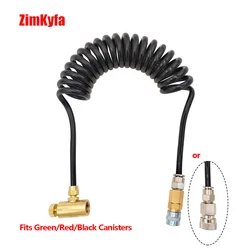 Airsoft  Adapter Kits Connect Green/Red/Black Canisters with Coil ,Foster 2302 and 8mm Quick Disconnect Coupler