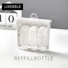 60 мл набор из 3 предметов дорожная бутылка-дозатор для лосьона портативный лосьон шампунь Крем гель косметические контейнеры