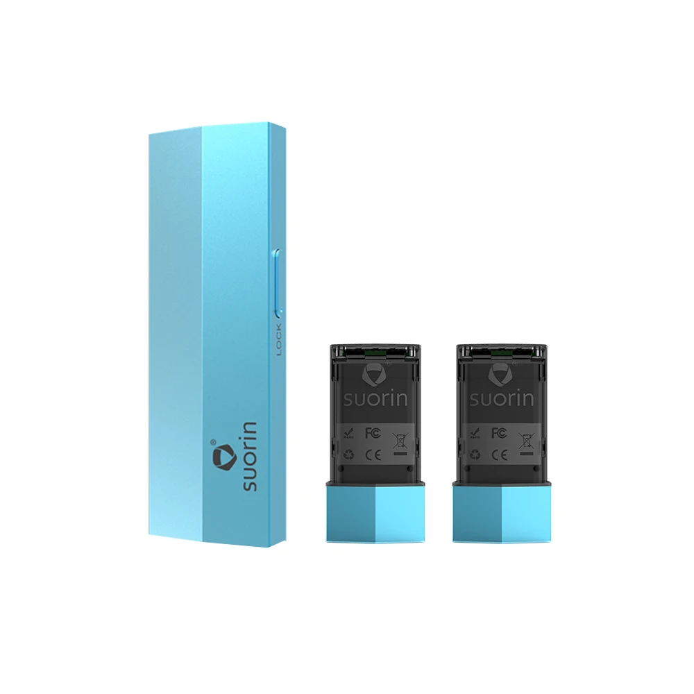 Blue Battery Case Набор Suorin Edge Pod Vape с аккумулятором 2 шт 230 мАч и системой Suorin Edge Pod 2 шт электронная сигарета против Suorin Air/Drag Nano - Цвет: Blue Battery Case