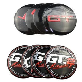 

For GT GT.2 Racing Hub Sticker for Porsche Bentley Honda Civic Ford Mercedes BMW 3 5 Skoda Kodiq 56mm Alloy Wheel Center Caps