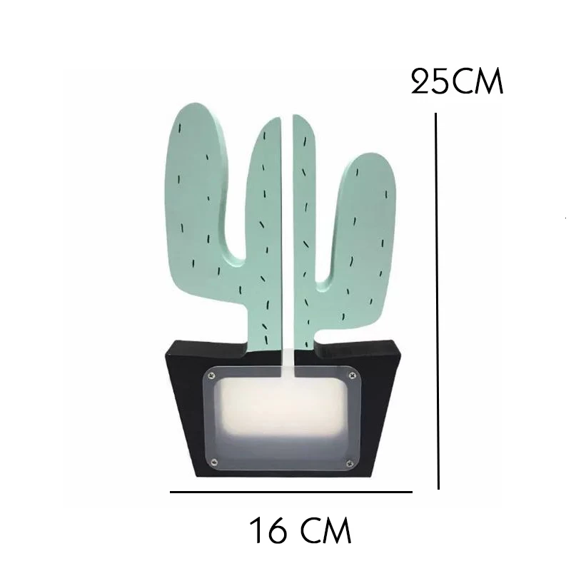 Скандинавские дети мальчик девочка Спальня украшение Деревянный кактус копилка для Детская комната для мальчиков девочек Bedrom Декор Скандинавия Декор