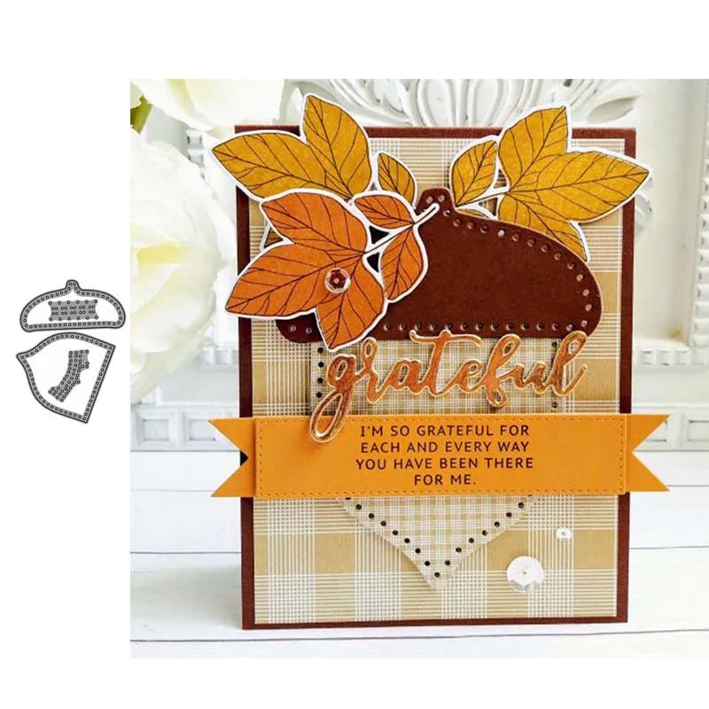 

JC Pine Cones Metal Cutting Dies DIY for Scrapbooking Template Handmade Paper Card Make Stencil Craft Mold Mould Model Decor