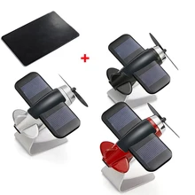 Освежитель воздуха, автомобильный парфюм, Стайлинг автомобиля, украшение-Самолетик, нескользящий коврик, солнечная энергия, вращающийся самолет, приборная панель, твердый автомобильный Декор