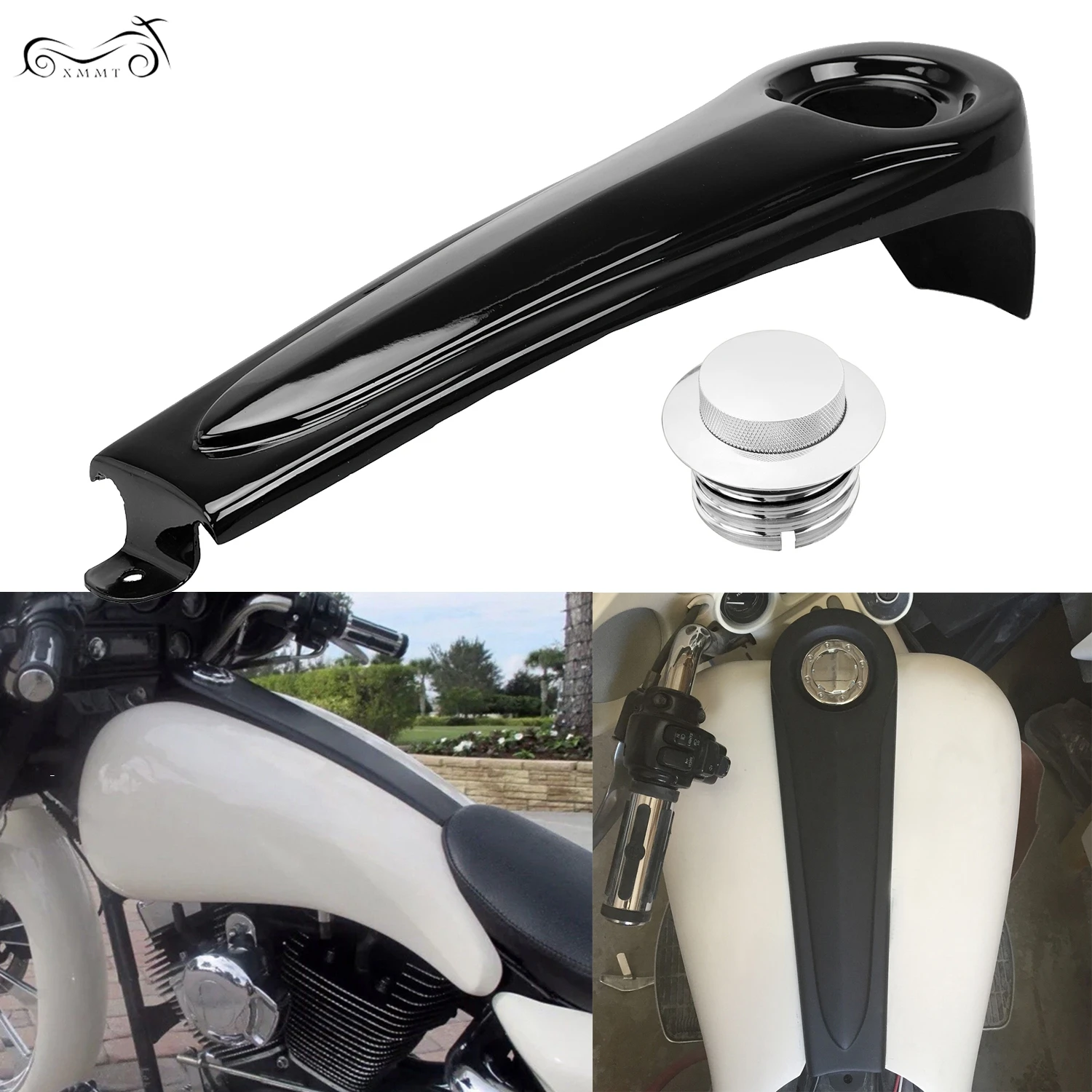 Натяжная топливная приборная панель и выдвижная крышка бензобака для Harley Touring