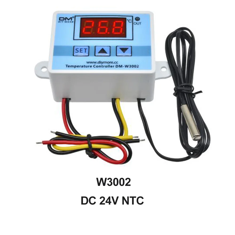 AC 220V Temperature Controller Thermostat Switch NTC Sensor Replace W3001/W3002 