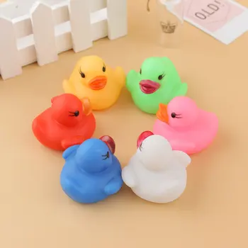 

Flashing Light Rubber Duck Light Floating Rubber Duck Lovely Interesting Multicolor Waterproof Mini Auto Color Changing