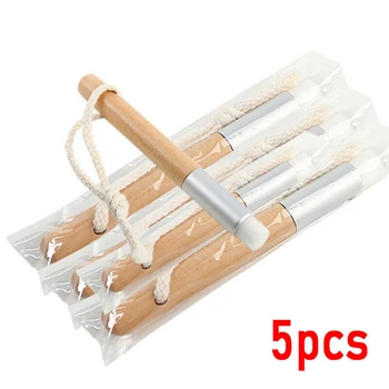 

5pcs Professional Cleanser Washing Brush Soft Eyelash Cleaning Brush Blackhead Cleaner Exfoliating Facial Makeup Tool