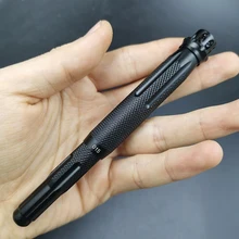 Черный Fuliwen 015 мельница металлическая алюминиевая перьевая ручка вращающаяся Рубиновая ручка Верхняя ручка EF/F/M чернильная ручка, поставляется с Fuliwen ручка сумка и коробка