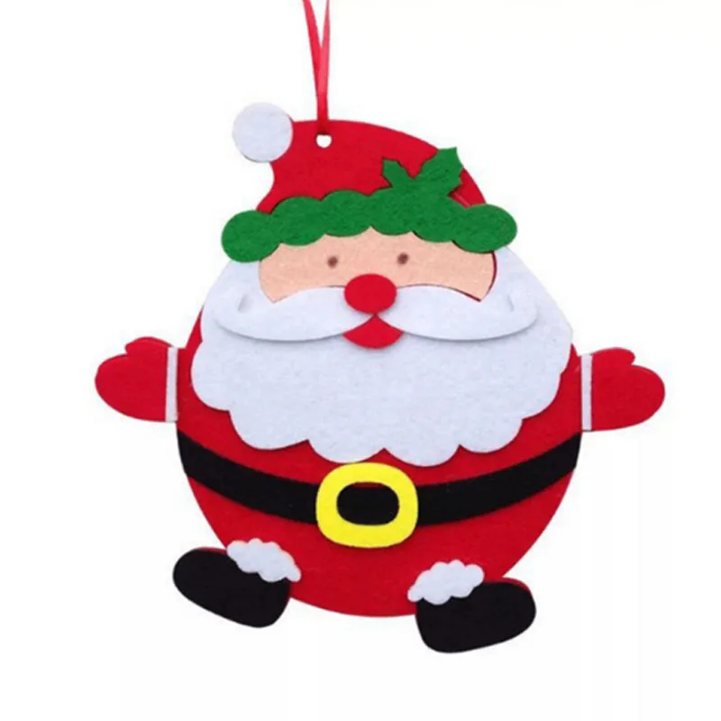 Christmas old man Новинка, украшения для рождественской елки, маленький снеговик, сапоги-колокольчики, конфетный венок, рождественские украшения для дома - Цвет: Christmas old man