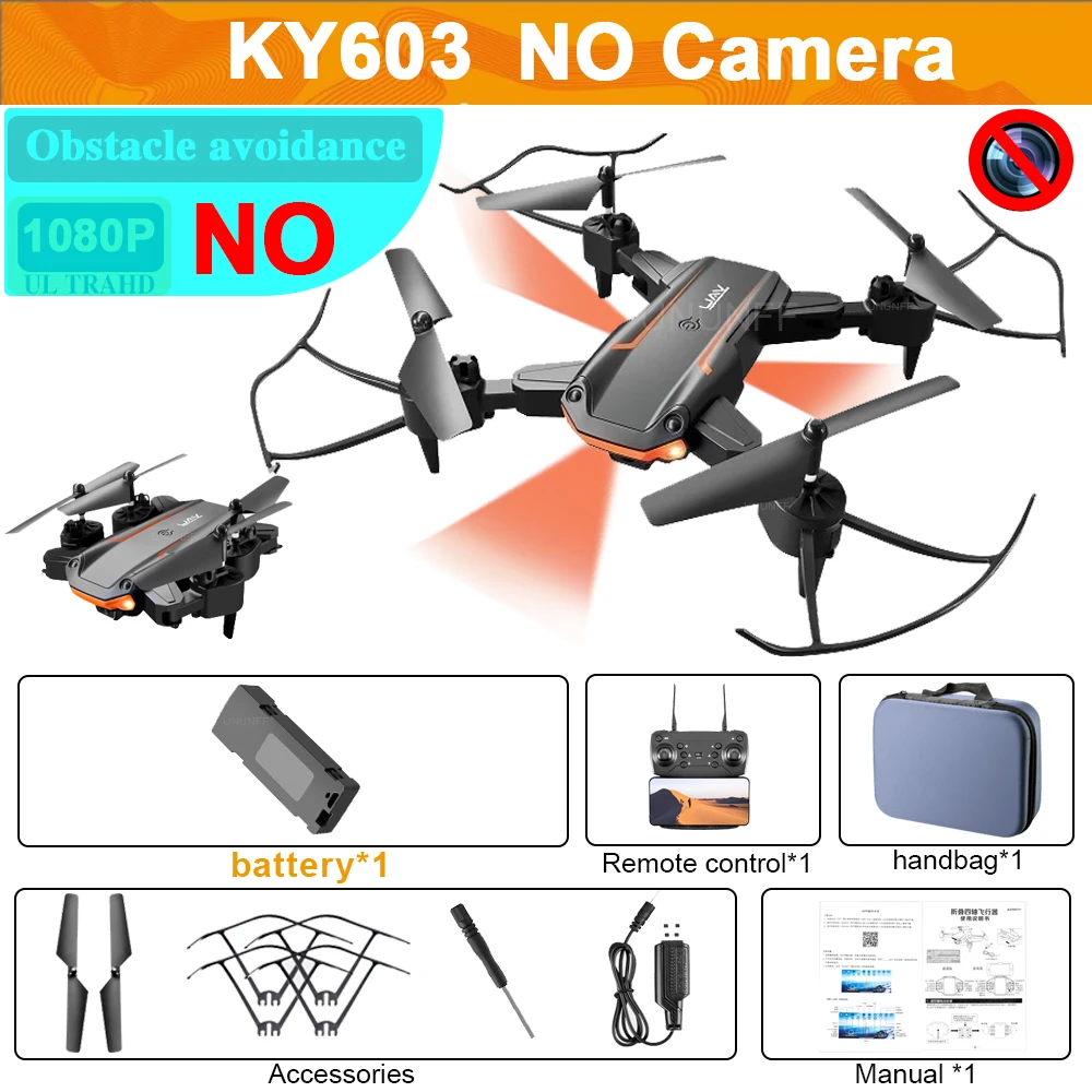 stunt rc quadcopter 2022 New KY603 Mini Drone 4K HD Camera Three-way Infrared Obstacle Avoidance Altitude Hold Mode Foldable RC Quadcopter Boy Gifts top RC Quadcopter RC Quadcopter