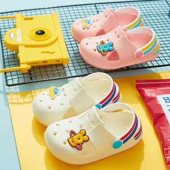 

Children Shoes New Summer Beach Shoes 1-6 Years Candy-Colored Cross-Border Sandals EVA Lightweight Slippers Kids Flip Flop
