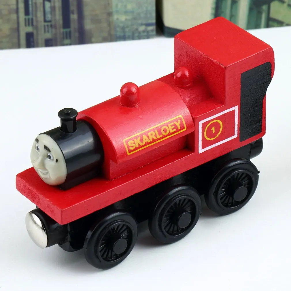 Diecast Vehicles Toy Train RHENEAS Red Fit For BRIO Toy Car T109D Truck Locomotive Engine Railway 3