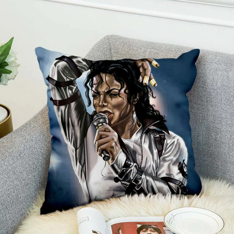Michael Jackson Pillow Case Polyester Decorative Pillowcases Throw