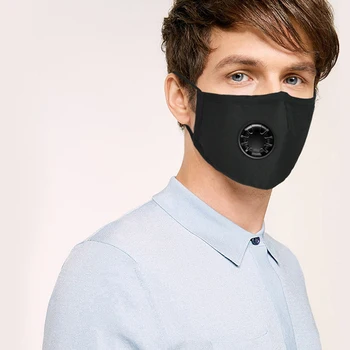 

Korea Anti Pollution PM2.5 Mask Dust Respirator Cotton Breath Valve Washable Reusable Mouth Mask With Activated Carbon Filter
