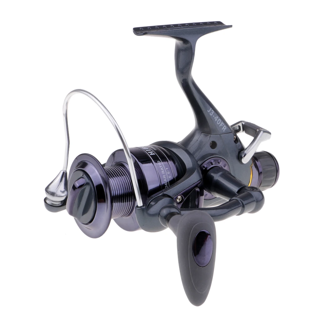 2Pcs ~40FR Baitfeeder Spinning Reel Saltwater Freshwater Fishing 5.5:1 High Power Front Rear Drag Live Liner