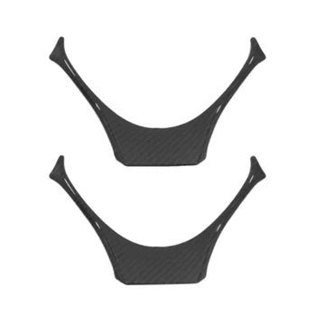 

2Pcs Interior Steering Wheel U-Shaped Cover Trim Strip Car Shape for Toyota CHR 2016 2017 2018 2019