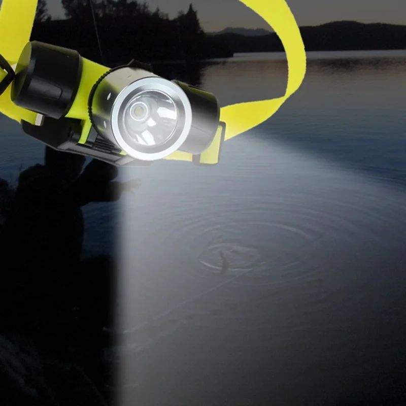 ELEG-CREE T6 SMD головной светильник водонепроницаемый дайвинг плавание рыбалка налобный фонарь подводный