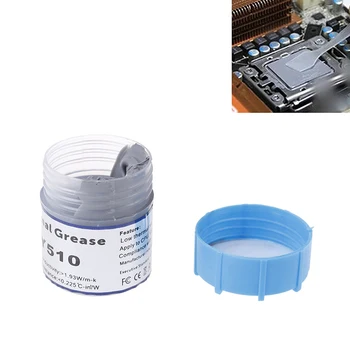 

15g Grey Silicone Compound Thermal Paste Conductive Grease Heatsink For HY510 CPU Chipset Notebook Cooling With Scraper