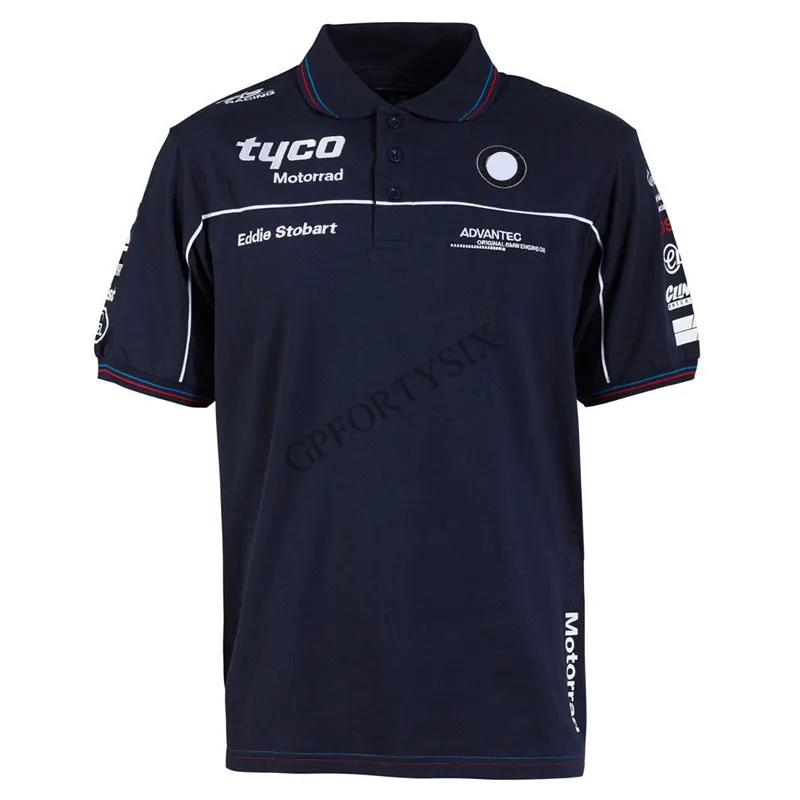 

Tyco Superbike Racing Team Polo Shirt Motorsport T-Shirts Motorcycle Motorrad T-shirt For BMW Car Racing F1 Fashion Tee Mens