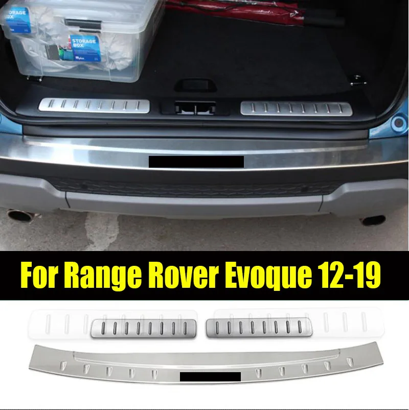 

Стальная защитная накладка на задний бампер для Range Rover Evoque 2012-2019