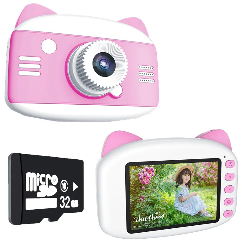 Детская цифровая камера 3 5 дюйма HD 1080P подарок для детей видеокамера с