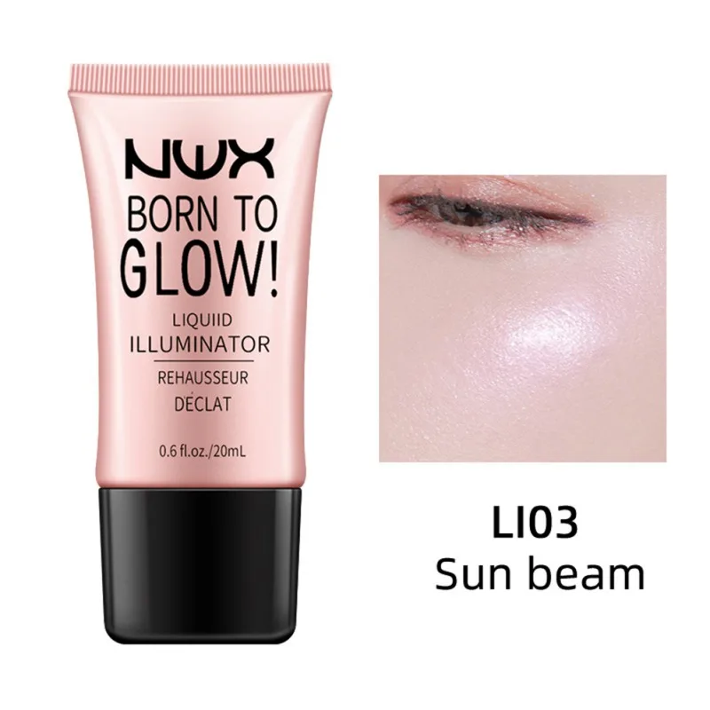 9 Colors Liquid Highlighter Long-lasting Waterproof Brighten Skin Color High Gloss Liquid Bronzers& Highlighters NEW