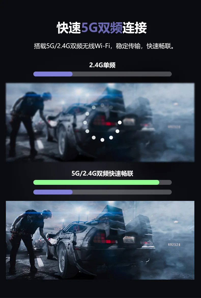 Rigal RD-607 ручной проектор Бытовая поддержка 4 K/1080 P Full HD воспроизведение проектор