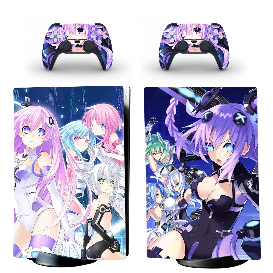 Neptunia Game Ps5 Digital Skin Sticker Per Playstation 5 Console E 2 Controller Decalcomania Pelli In Vinile