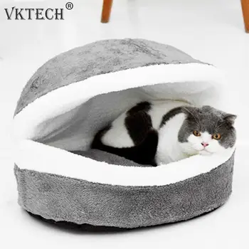 

Hamburger Shape Cat Beds Cat House Removable Warm Sleeping Bed Puppy Nest Kennel Pet Dog Soft Plush House