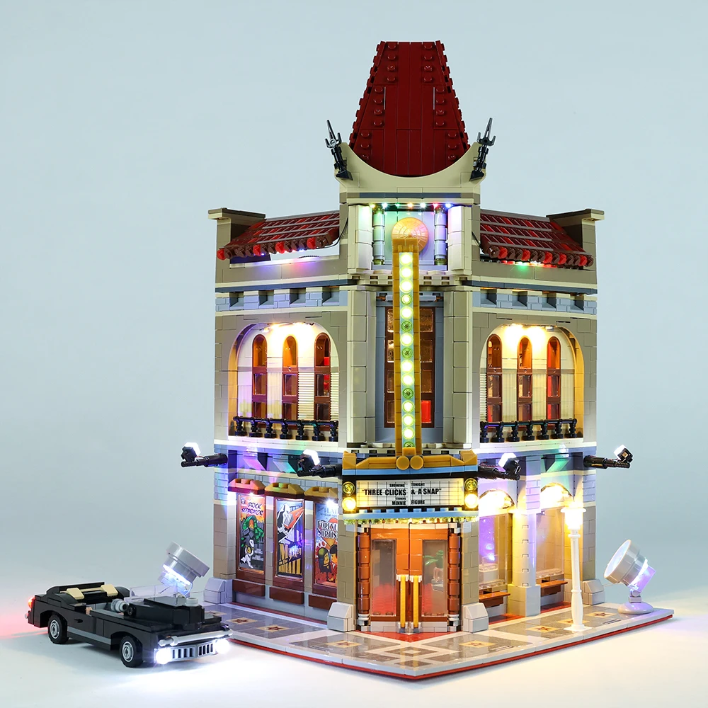 

LED Light Kit for 10232 Compatible with 15006 Creator Palace Cinema Blocks Only Lighting Set Not Included Bricks