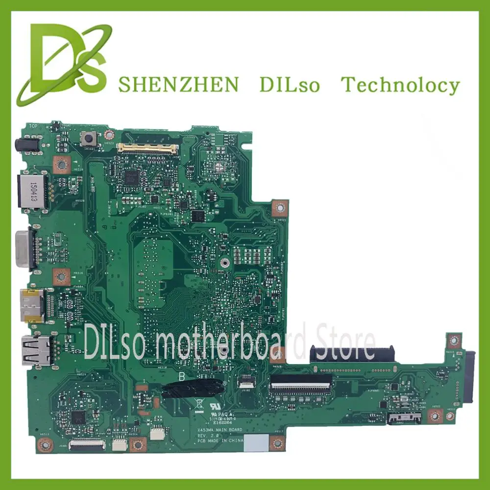 KEFU X453MA motherboard For ASUS X453M X403MA Laptop motherboard N3540-REV:2.0 mainboard REV2.0 Integrated Test