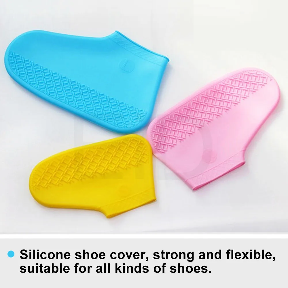 EiD practical Reusable Silicone Waterproof Rain Shoe Cover durable Outdoor Rainproof Hiking Skid-proof Cycling Sport Shoe Cover