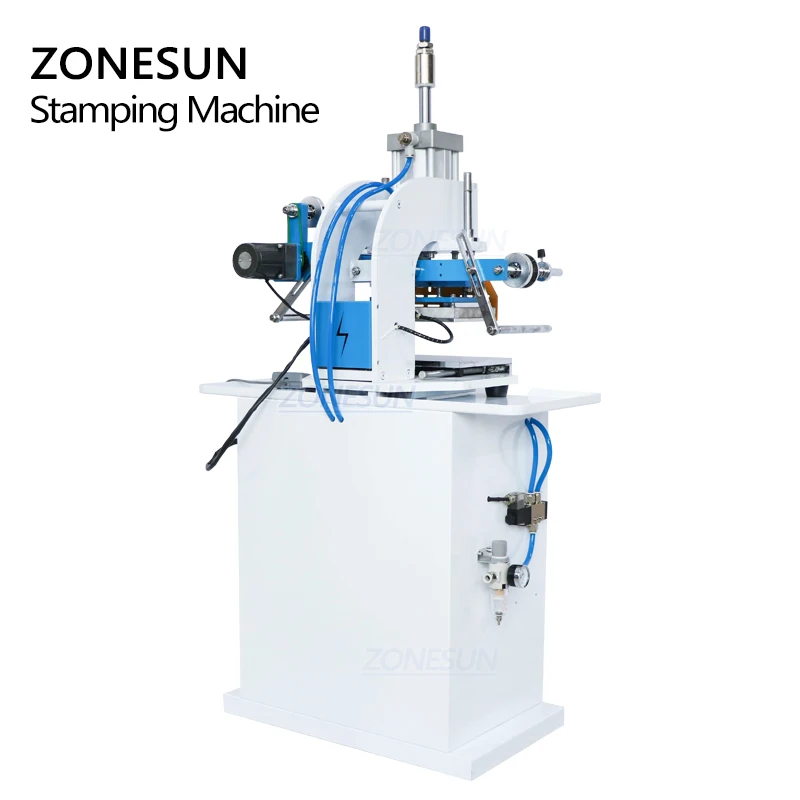 ZONESUN ZS 819C пневматический для ключей от автомобиля с кожаными тиснение биговки