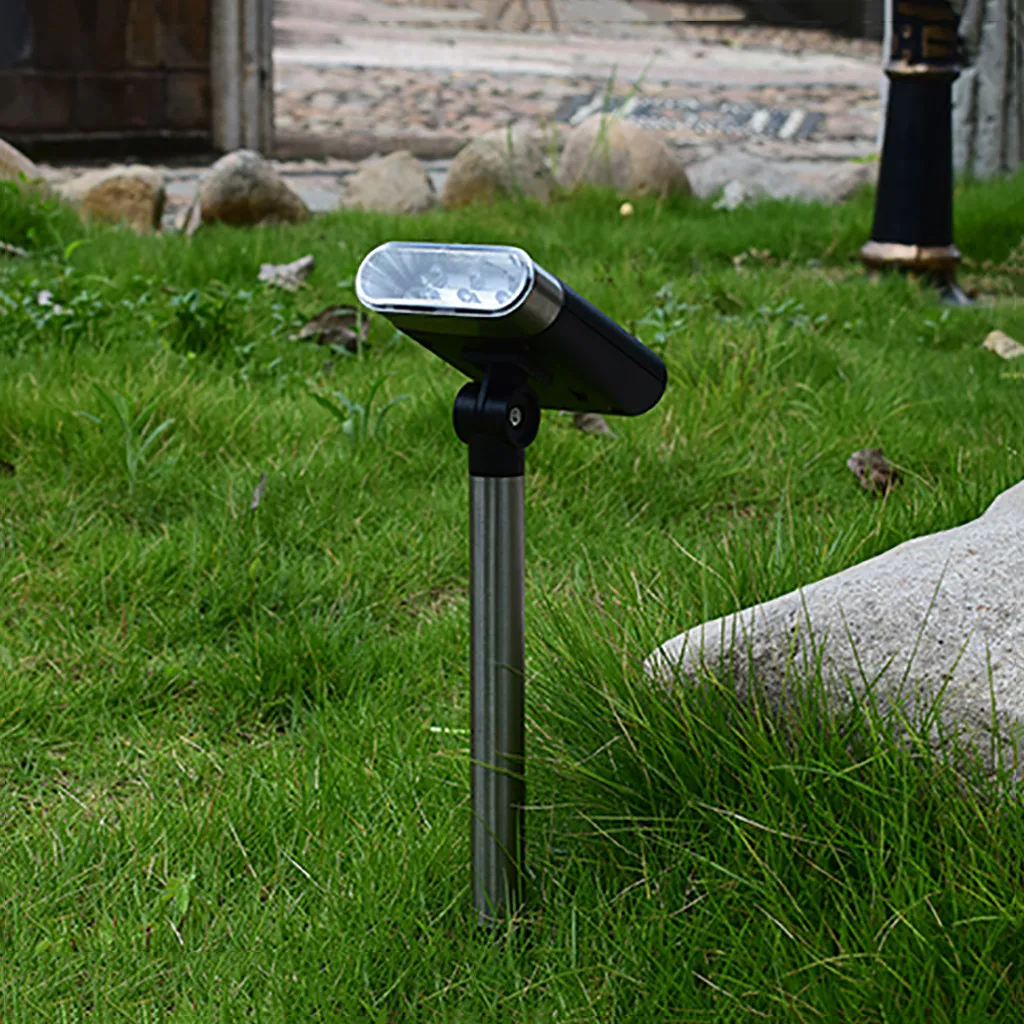 Светодиодный солнечный садовый светильник s лампы для газонов пламя пейзаж фонарь светильник для наружного двора водонепроницаемый теплый белый# es