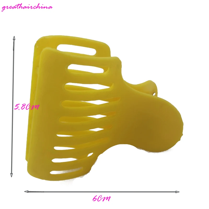 3 звёздочки желтые зажимы для наращивания волос аксессуары укладки в салоне