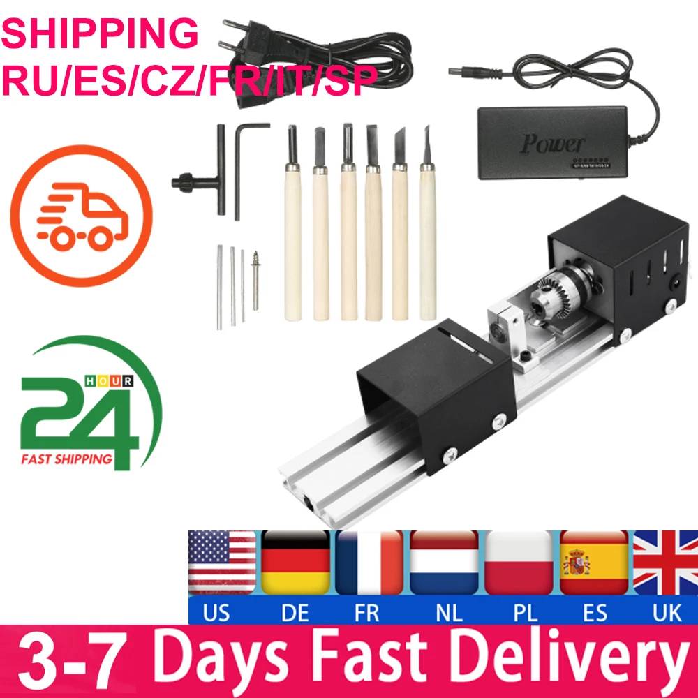 Drill-Tool Lathe-Machine-Tool Buddha Woodworking Mini DIY And 12-24V Grinding-Polishing