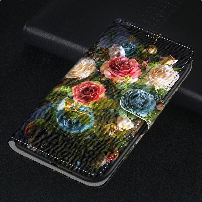 Luxury Retro Flowers Flip Case For RedMi Note 3 4 4X 5 6 7 8 Pro 8Pro Coque Floral Wallet PU Leather Cover RedMi 7A RedMi7 Cases best flip cover for xiaomi Cases For Xiaomi