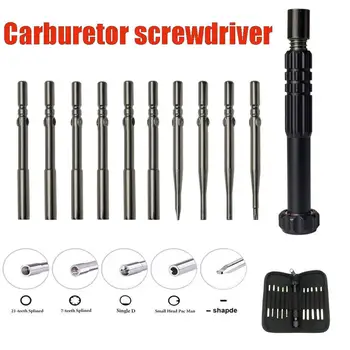 

10 PCS Adjustment screwdriver Carburetor Set Adjustment Tool Tune Up Cycle Engine Trimmer Chainsaw Repair Hand Tools Dropship