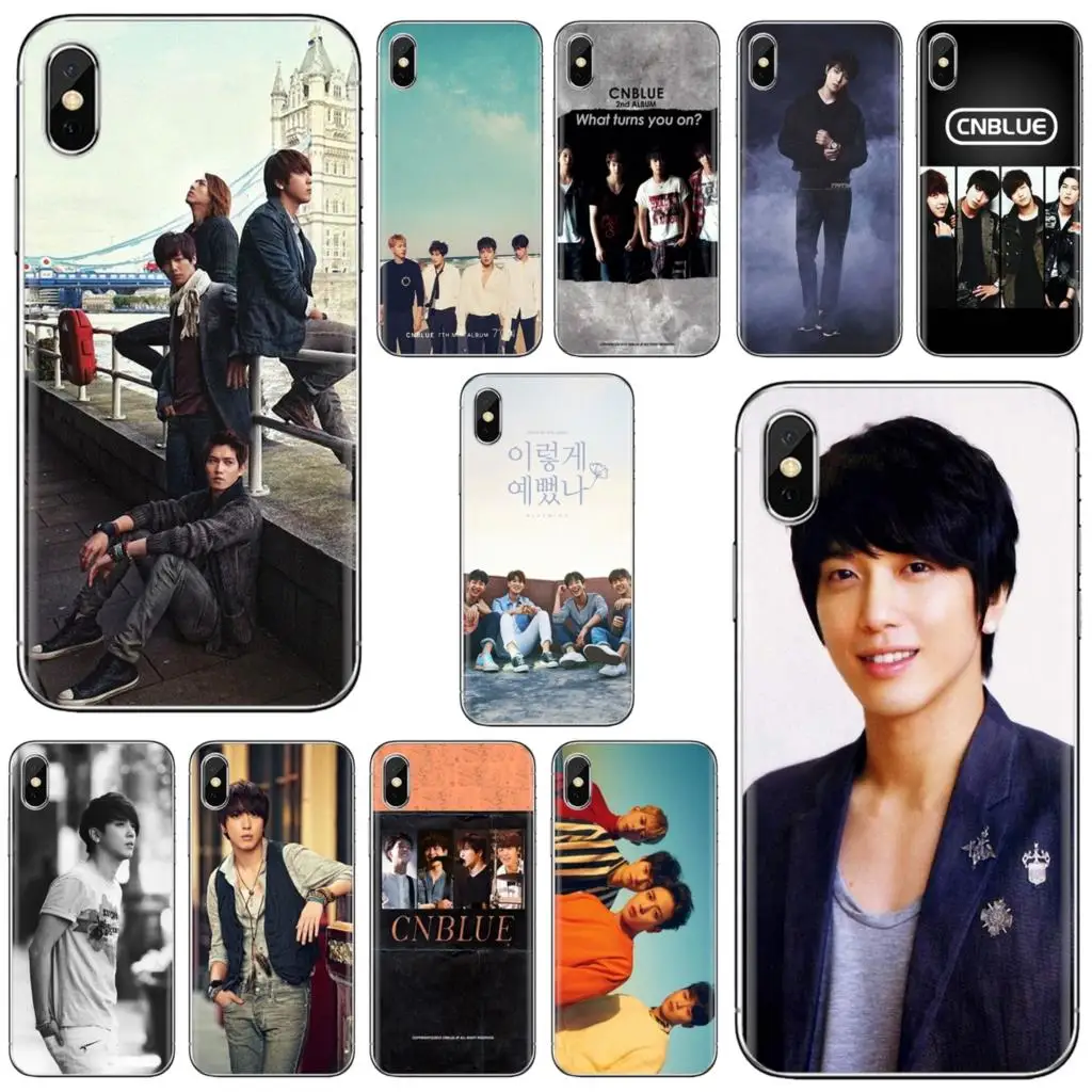 Тонкий силиконовый мягкий чехол для телефона CNBLUE с кодом и названием Blue KPOP Pop Huawei
