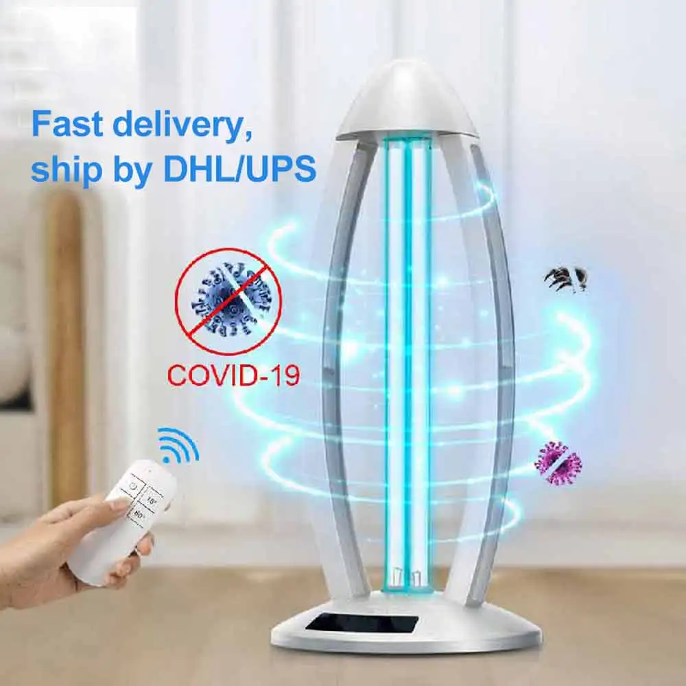 

Ultraviolet Sterilizer Light 38W 110V220V Germicidal UVC Disinfection Lamp Kill Corona Virus UV Bactericidal Light Sterilization