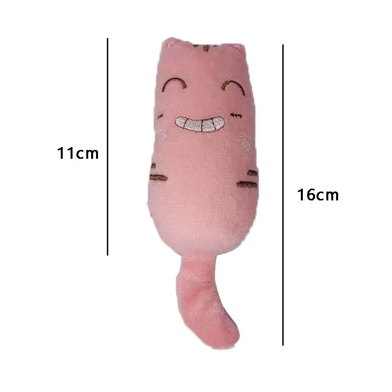 homemade cat toys Teeth Grinding Catnip Toys Funny Interactive Plush Cat Toy Pet Kitten Chewing Vocal Toy Claws Thumb Bite Cat mint For Cats hot pet toys best of sale Toys