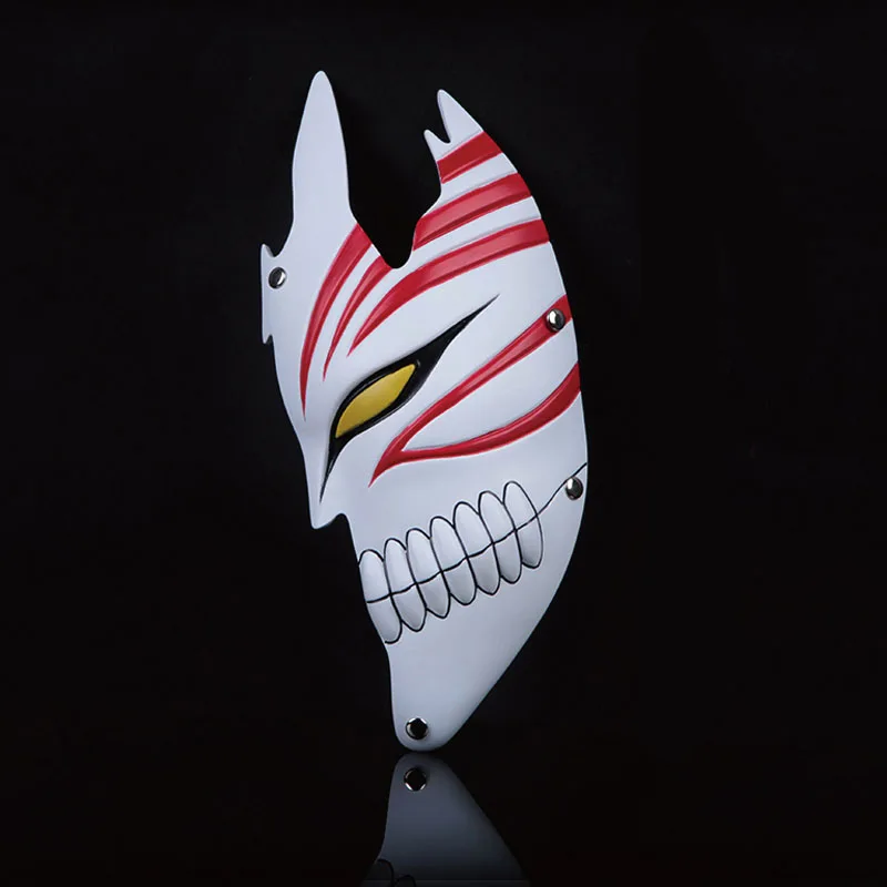 Японское аниме Death Kurosaki Ichigo Полнолицевая красная черная маска из смолы