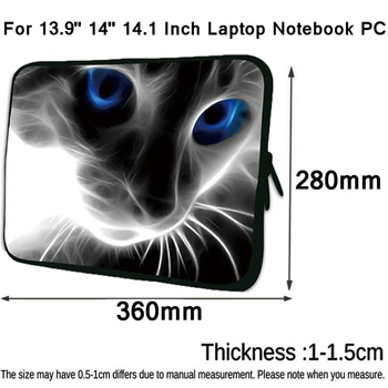 

Notebook Protect Housing Shell Bag For Huawei Acer Lenovo Asus ZenPad 14 Inch Laptop Case Sleeve Neoprene 13.9 14.1 Notebook Bag