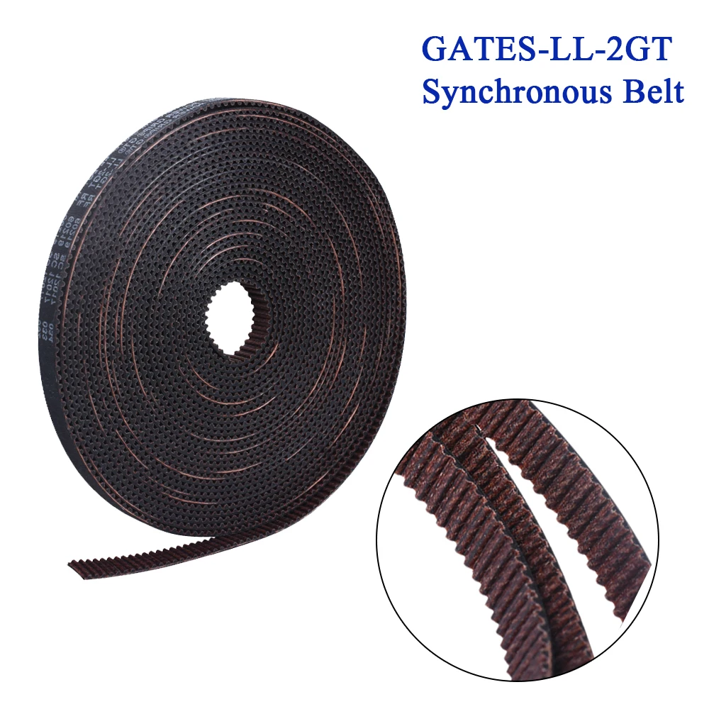 GATESLL2GT Open Timing Belt GT2 6MM 10MM Synchronous Belt High Quality Wear Resistant For BLV