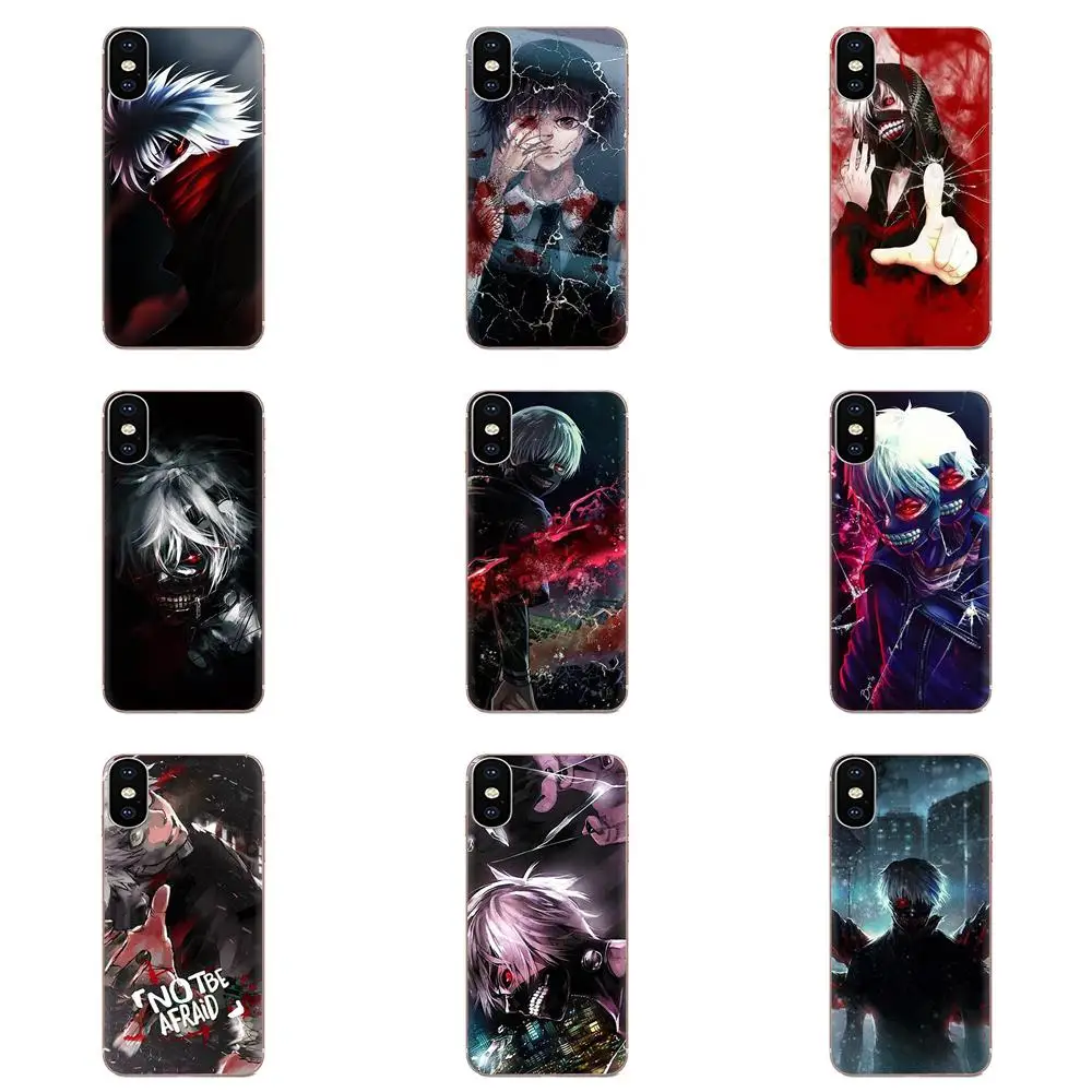 ТПУ мягкий резиновый чехол для телефона Tokyo Ghoul Galaxy Grand A3 A5 A7 A8 A9 A9S On5 On7 Plus Pro Star 2015 2016