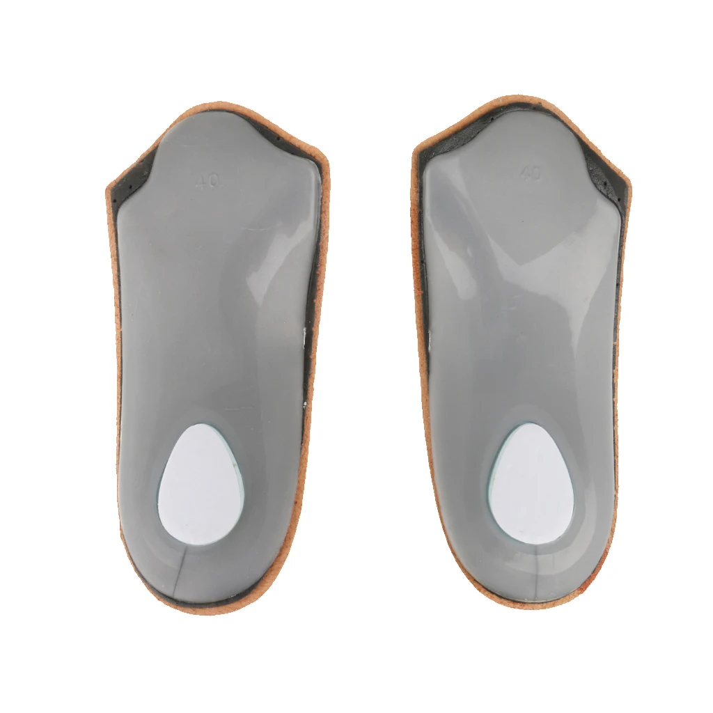 

Men Women 3/4 Length Arch Orthopedic Insoles Flat Foot Valgus Corrector-M